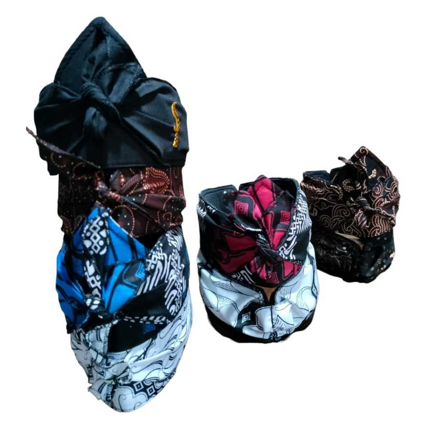 iket blankon dewasa khas daerah sunda jawa bali pria/wanita all size 56-58