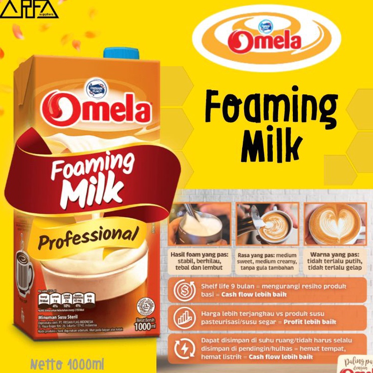 

mkJual Omela Foaming Milk 1 liter Fresh Milk J82