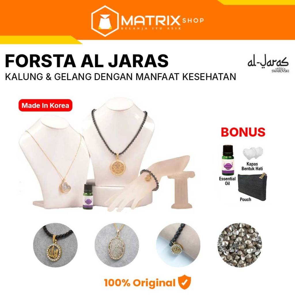 AL JARAS | PERHIASAN MANIK HEMATITE | KALUNG DAN GELANG BATUAN KESEHATAN ORI MATRIXSHOP