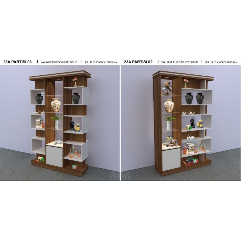 LEMARI PARTISI / LEMARI PENYEKAT / LEMARI 2 MUKA / LEMARI DIVIDER / LEMARI SEKAT / PENYEKAT RUANGAN