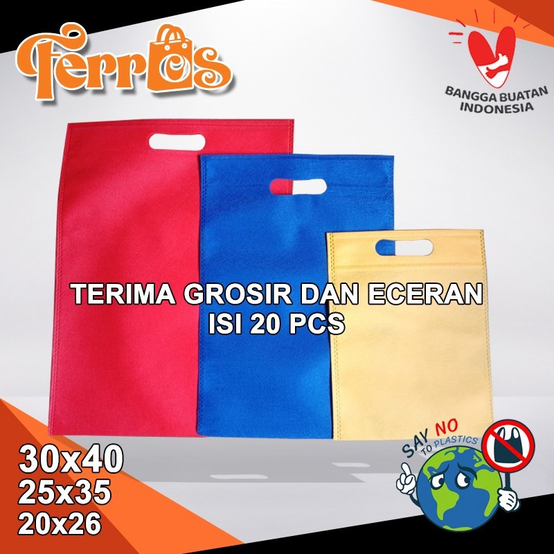 

Tas Spunbond Oval Ukuran 20 x 26 (20pcs)