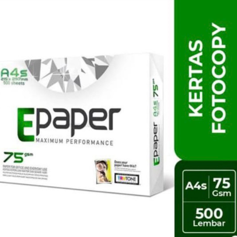 

HVS 75GR A4S E-PAPER