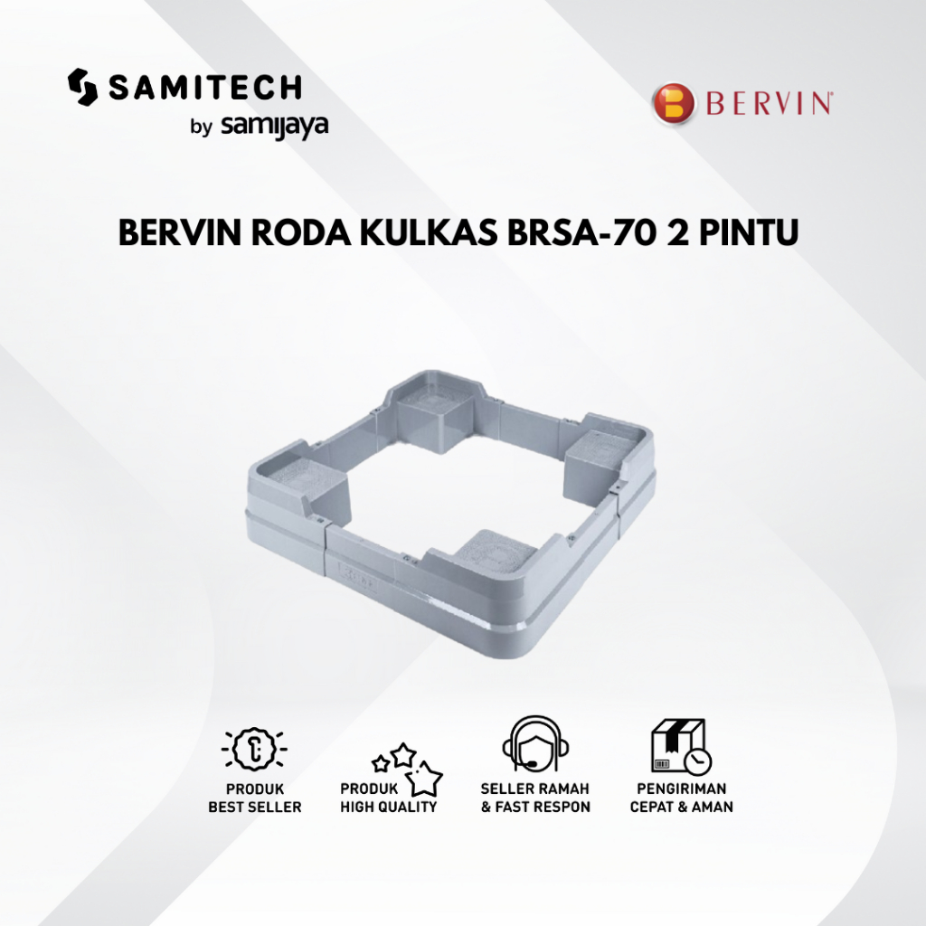 RODA KULKAS BERVIN BRSA-70 BRSA 70 UNTUK KULKAS 2 PINTU