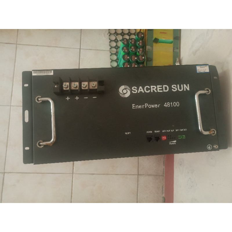 Box baterai lifepo4 lontong + bms 48volt