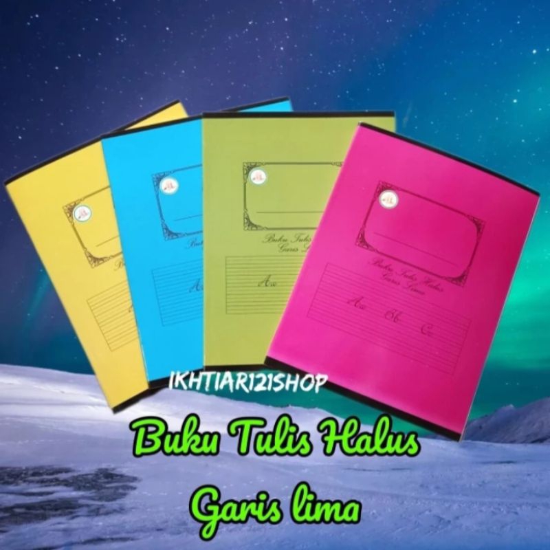 

Buku Tulis Garis Lima/Buku Tulis Halus Garis 5 Satuan Berkualitas