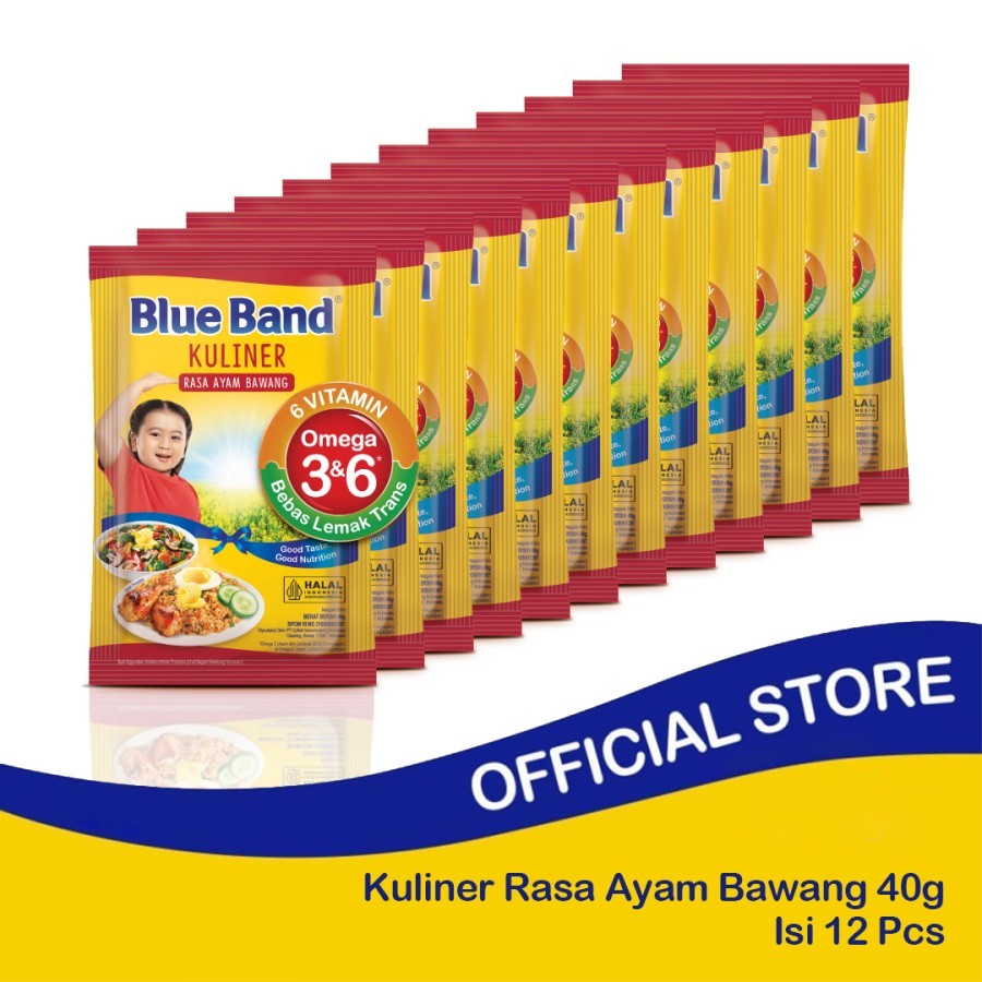 

Blue Band Kuliner Ayam Bawang 40gr isi 12pcs
