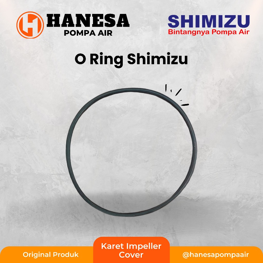 KARET TUTUP IMPELLER SHIMIZU / O Ring Karet Impeller Cover Shimizu