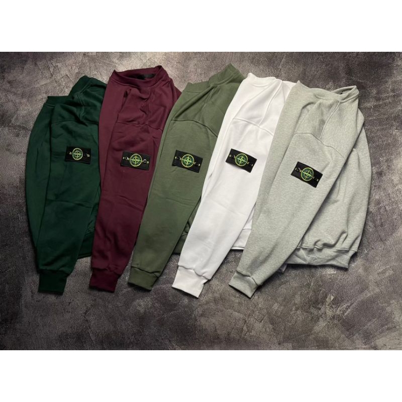 Crewneck Jaket Casual Unisex Stond Island Super Premium