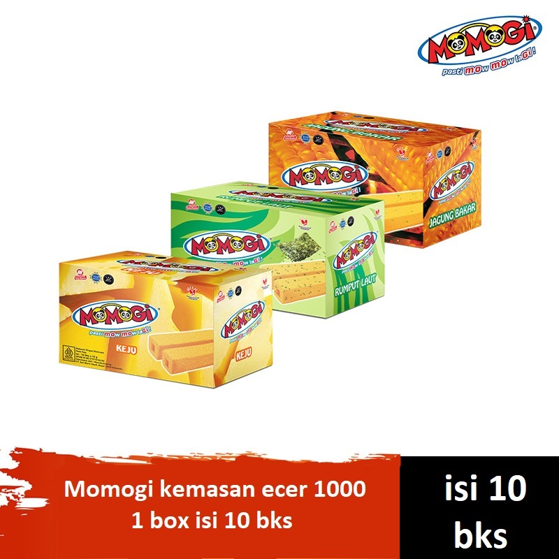 

momogi eceran 1000 | box isi 10 bks