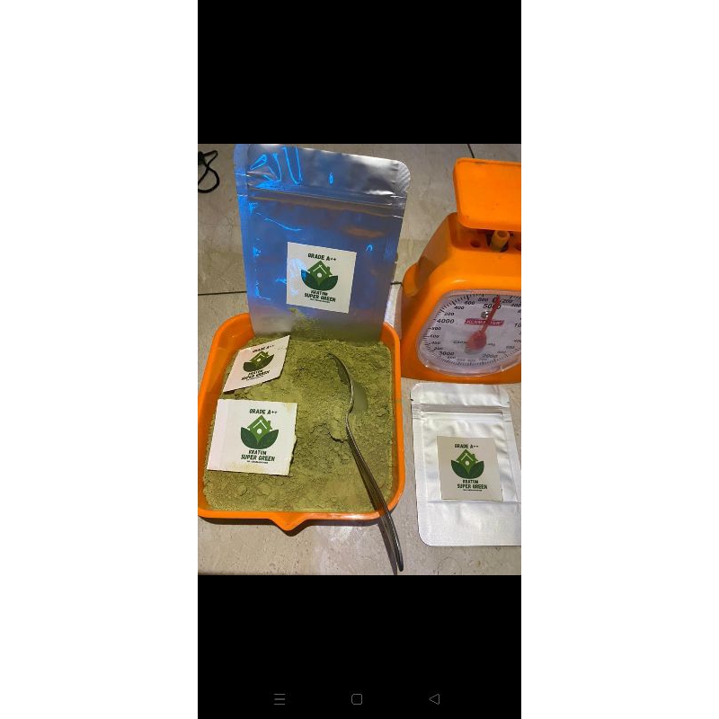 

bubuk krat hijau herbal asli