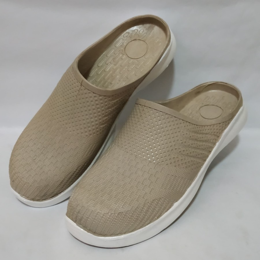 Sandal Selop Pria S39-43 Model Crocs Merk Shevano Selop Karet Empuk