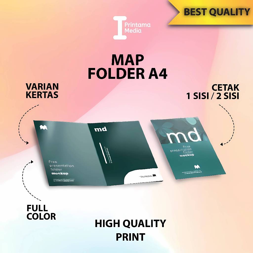 

Cetak Map Folder A4 Custom Perusahaan Kantor Full Color