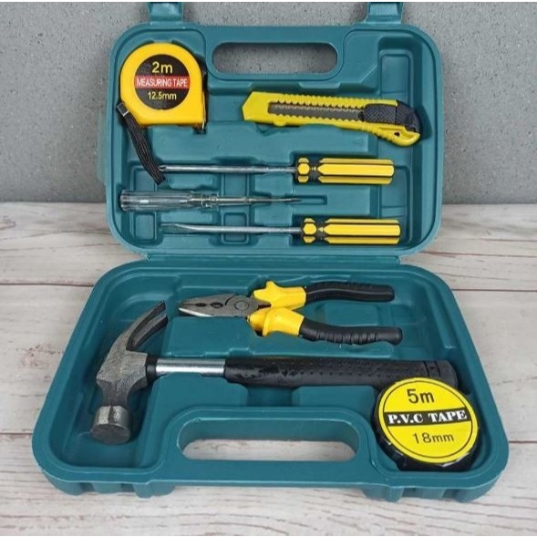 |J.A| ALAT TUKANG PERKAKAS REPAIRING TOOL SET 8 IN 1 SERVICE MAINTENANCE / SET ALAT PERKAKAS TUKANG 