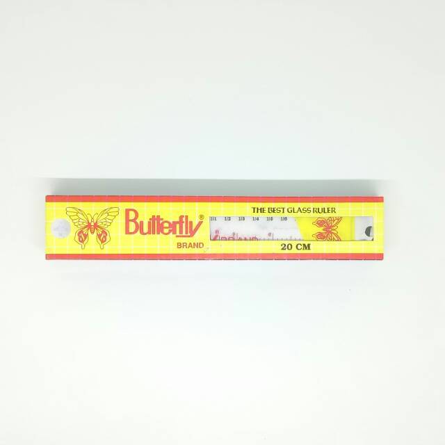 

Penggaris plastik Butterfly