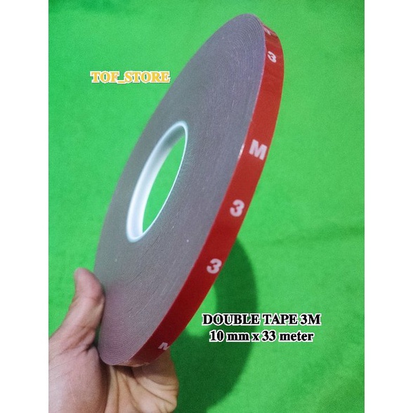 

Double tape 3M foam merah 1 mm x 33 meter h N7F7
