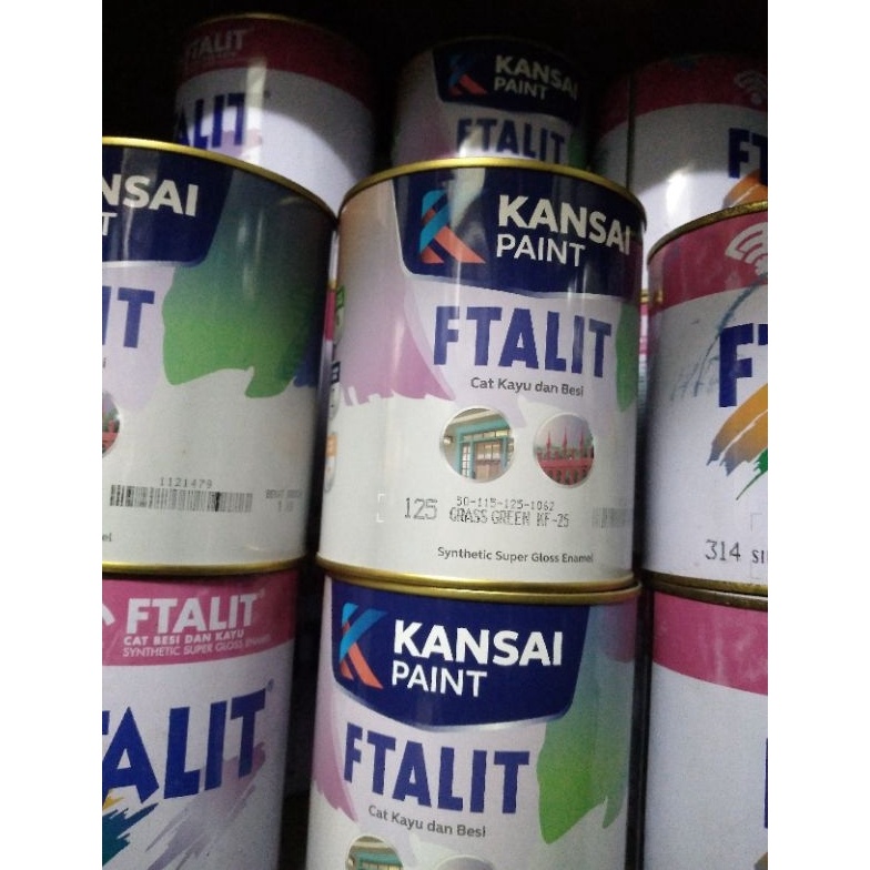 

KANSAI FTALIT 1KG CAT KAYU DAN BESI KILAPGLOSS DAN SEMI GLOSS ATAU WARNA DOFF o K3M5