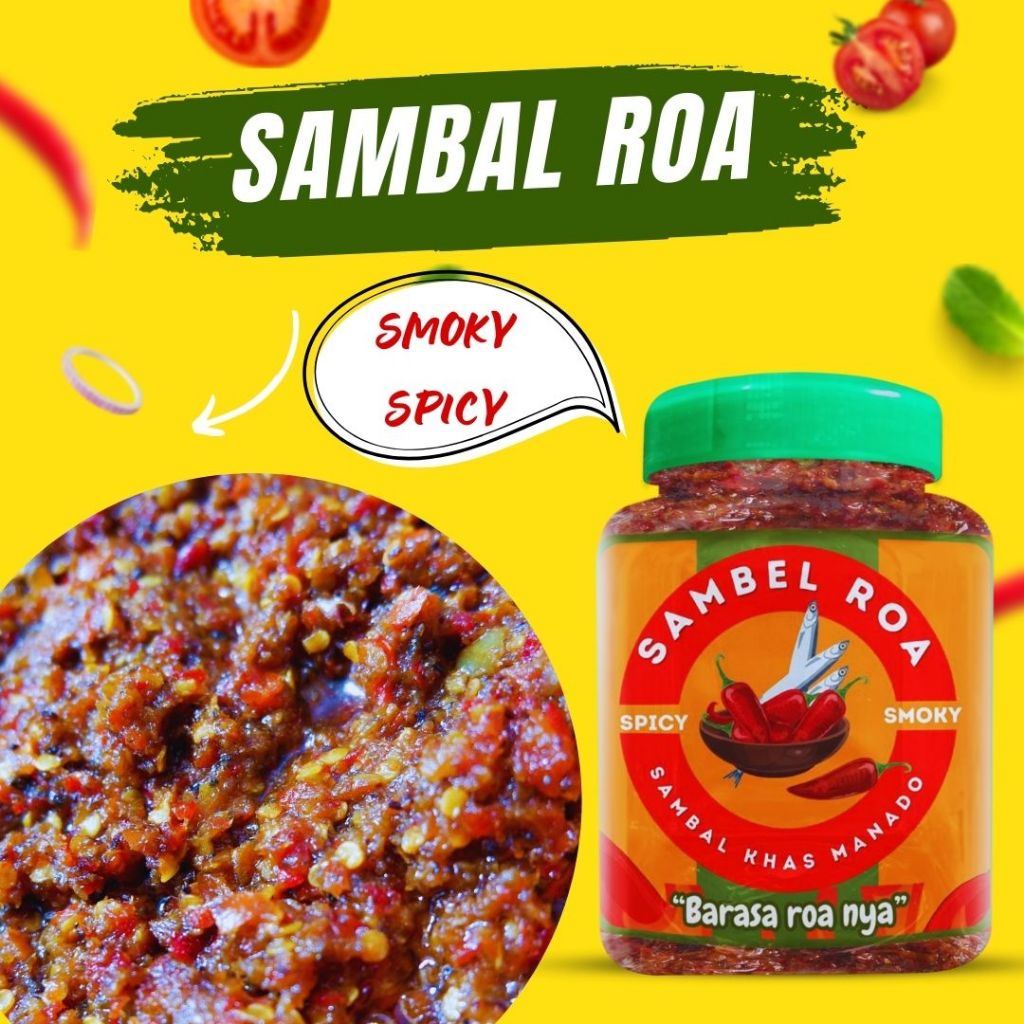 

Sambal Roa Khas Manado - asli sambal ikan Roa 215gr