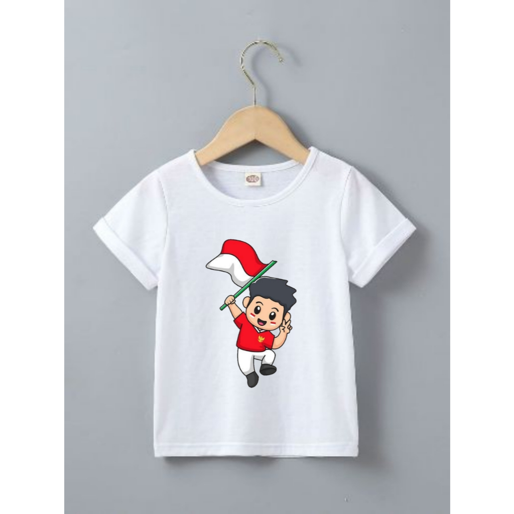Kaos anak unisex atasan tshirt anak laki laki baju kaos anak perempuan lengan pendek gambar bocil 17