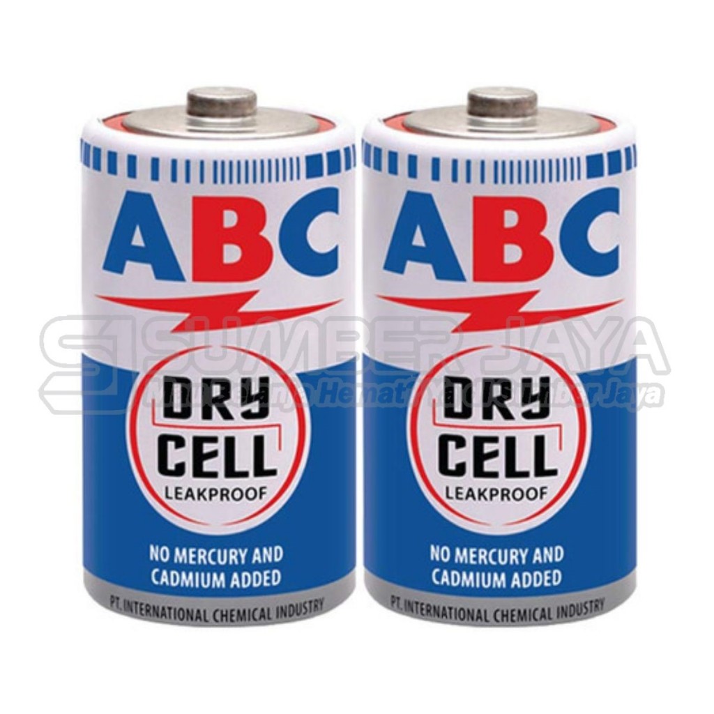 Baterai Batere Batery ABC Size C R-14/ Size D R-20 Isi 2 Pcs