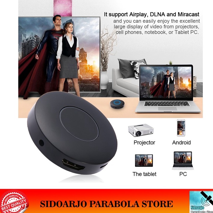 KODE R32F HDMI AV RCA Dongle Wireless WiFi Mirorring Anycast Miracast Mirascreen Airplay Ezcast Q1