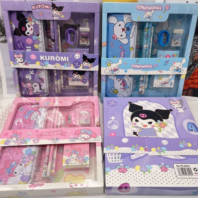 

Alat Tulis Anak Set kotak pensil Sanrio Stationery Sekolah Goodie Bag Anak v A8G2