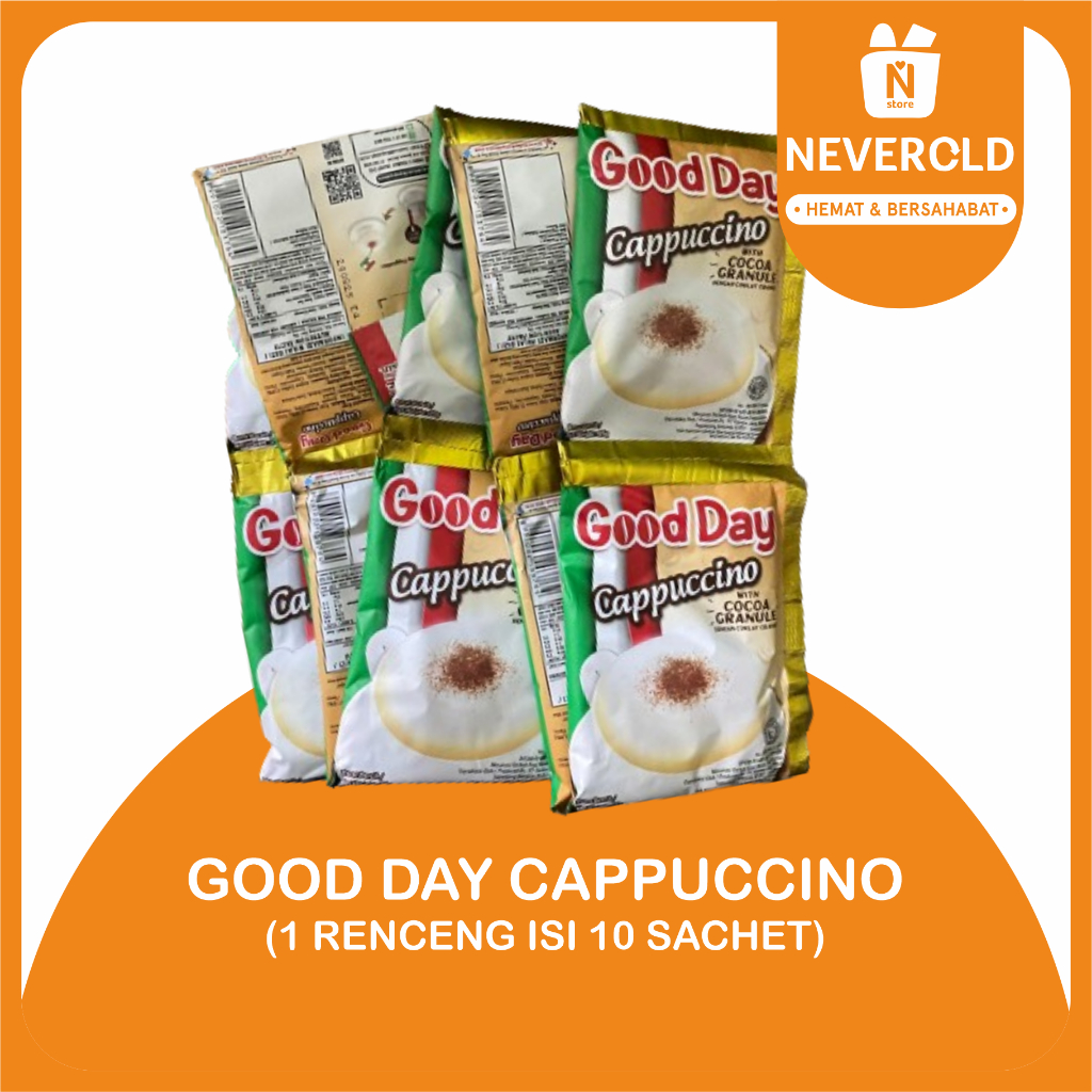 

Kopi Good Day Cappuccino Renceng (25gr x 10pcs)