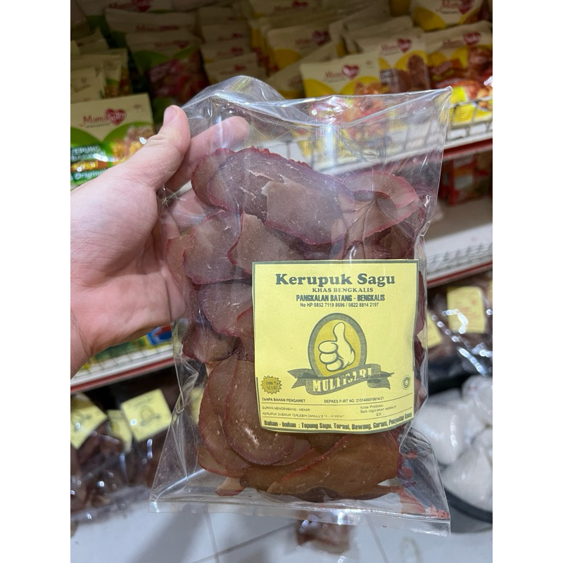 

kerupuk sagu pengkalabatang - bengkalis 250 gr