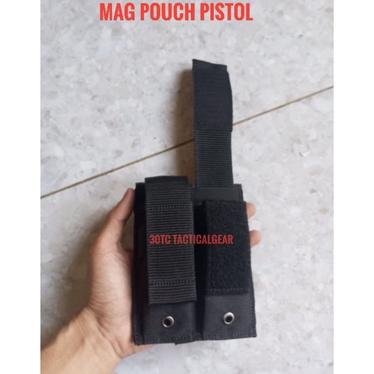 KODE I82T Mag Pouch Pistol double Sarung magazen glock Magazine Pouch holster tactical Tas pinggang