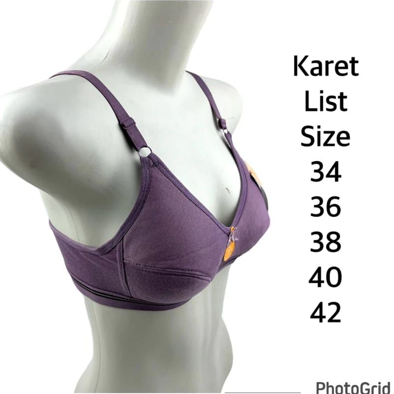 3M_bra BH sport wanita dewasa size ukuran 34 36 38 40 42 tanpa kawat dan busa spon tipis remaja jumb