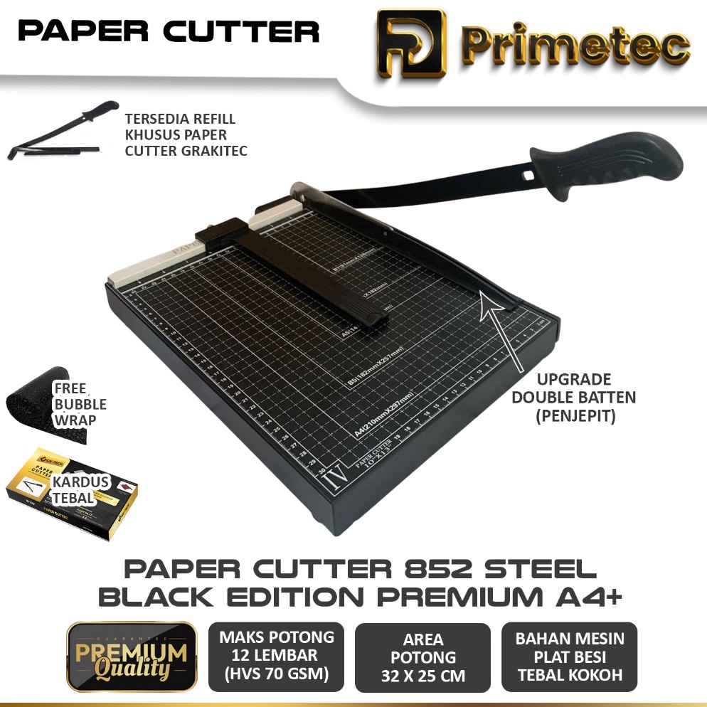 

Paper Cutter A4 Alat Potong Mesin Pemotong Kertas HVS Sticker Dos PVC ID Card Yellow Board Art Paper Vinyl Bontax Camel Kertas i EU6
