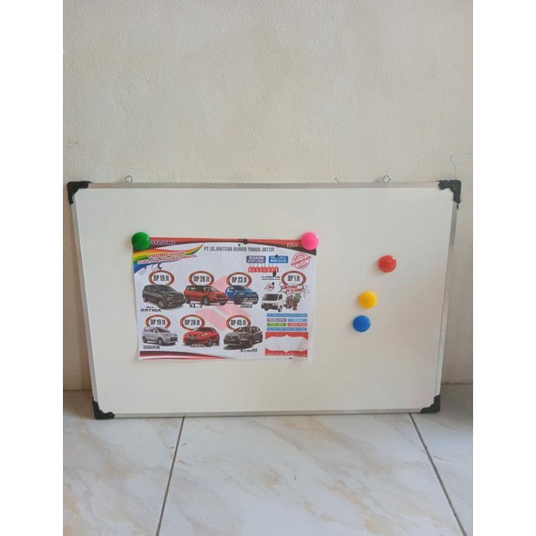 

papan tulis whiteboard magnetic 4 x 6 cm r D7J4