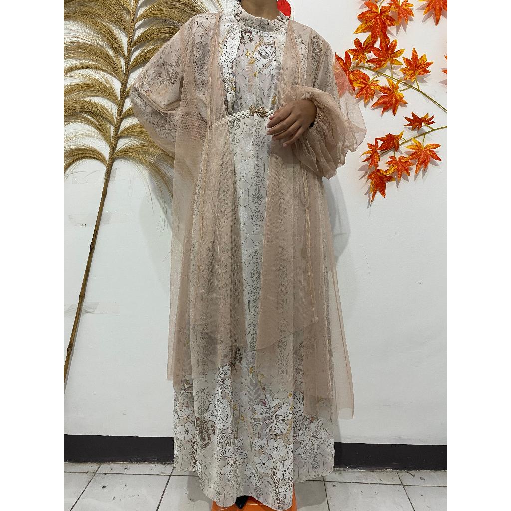 GAMIS/DRESS/BAJU SYARI WANITA MOTIF 4 GRATIAS CITRA 1058