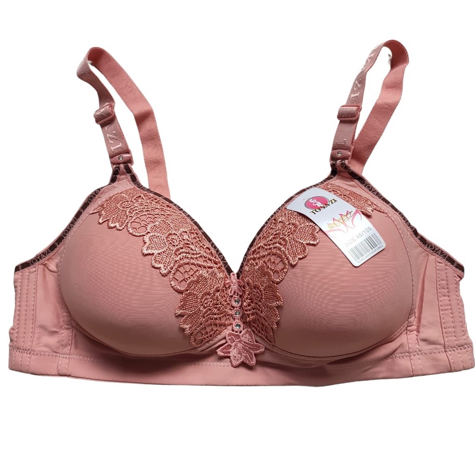 KODE Y64O BH Bra Wanita Tanpa Kawat Renda Jumbo Cup Besar La Paris K1 Uk 38  46 Cup C  La Paris