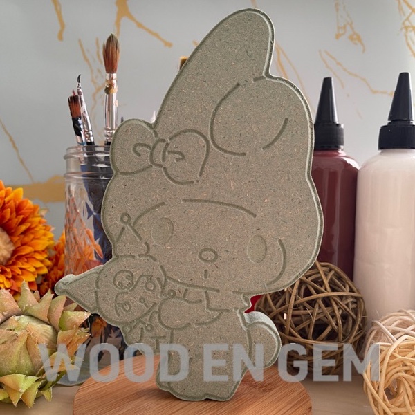 

DIY Wood Character Painting Mewarnai Melukis Kayu Karakter Melody Doll Woodengem n Y2M2