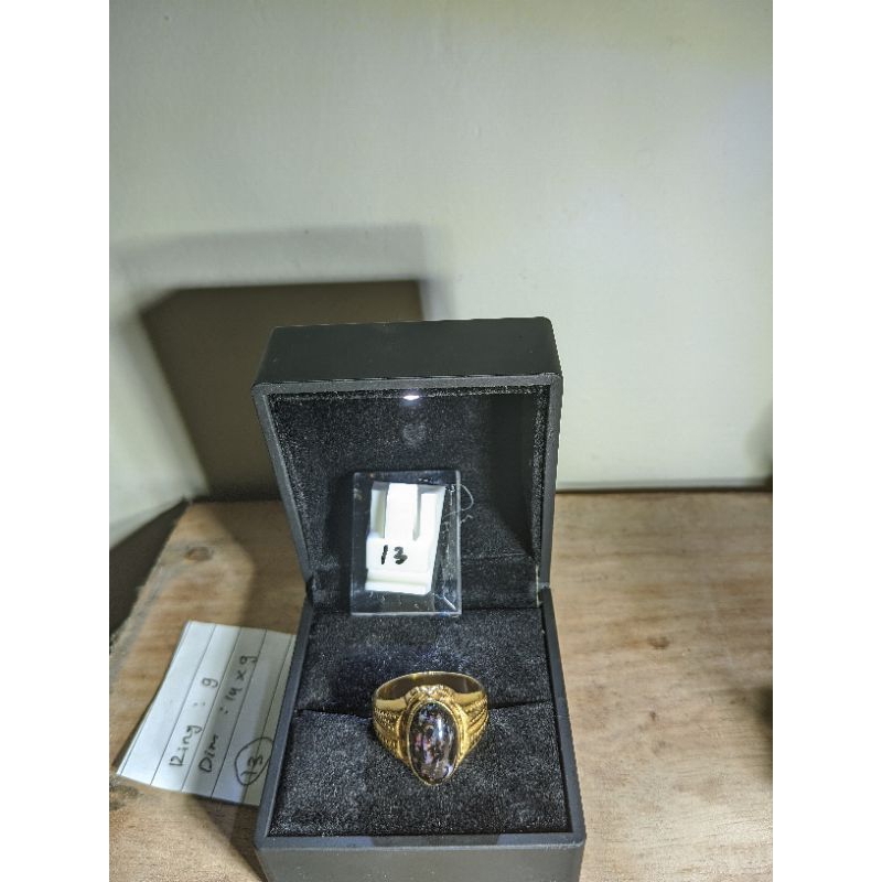 kalimaya black oval sempur banten asli