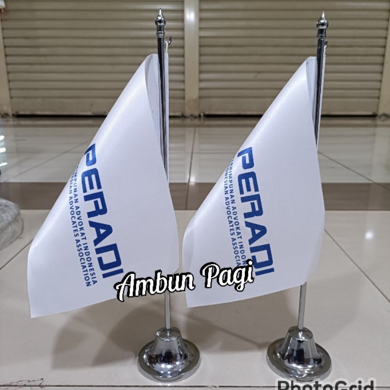 

best seller tiang stenlis meja+bendera PERADI
