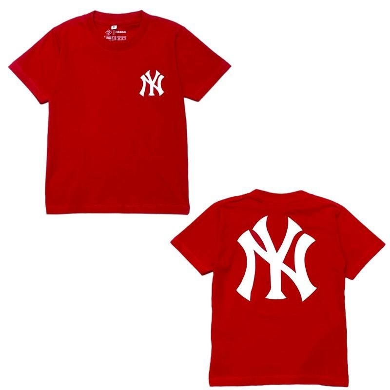 KAOS ANAK NY DEPAN BELAKANG - KAOS ANAK CEWE COWO - USIA 2-10 TAHUN