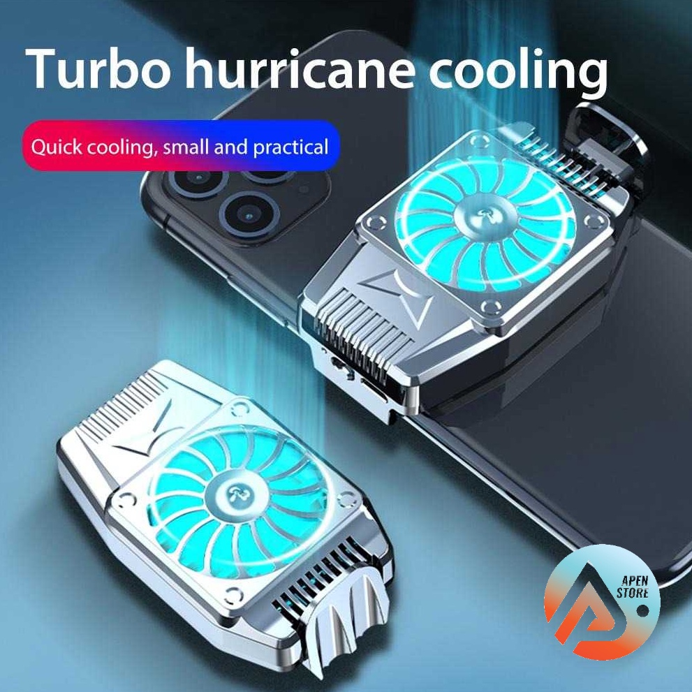 TERBAIK Smartphone Cooling Fan HP Kipas Pendingin Radiator Handphone Gaming  H15