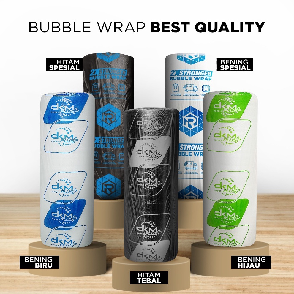 

Pembungkus Plastik Bubble Bubble Wrap Bening Hitam DKM Babel Wrap l D5T3