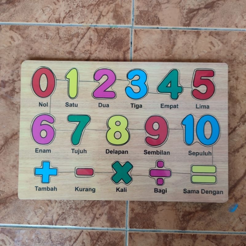 Puzzle angka 1-10