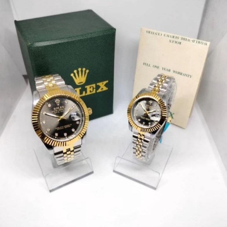 KODE J89Z Jam tangan rolex couple priawanita keren
