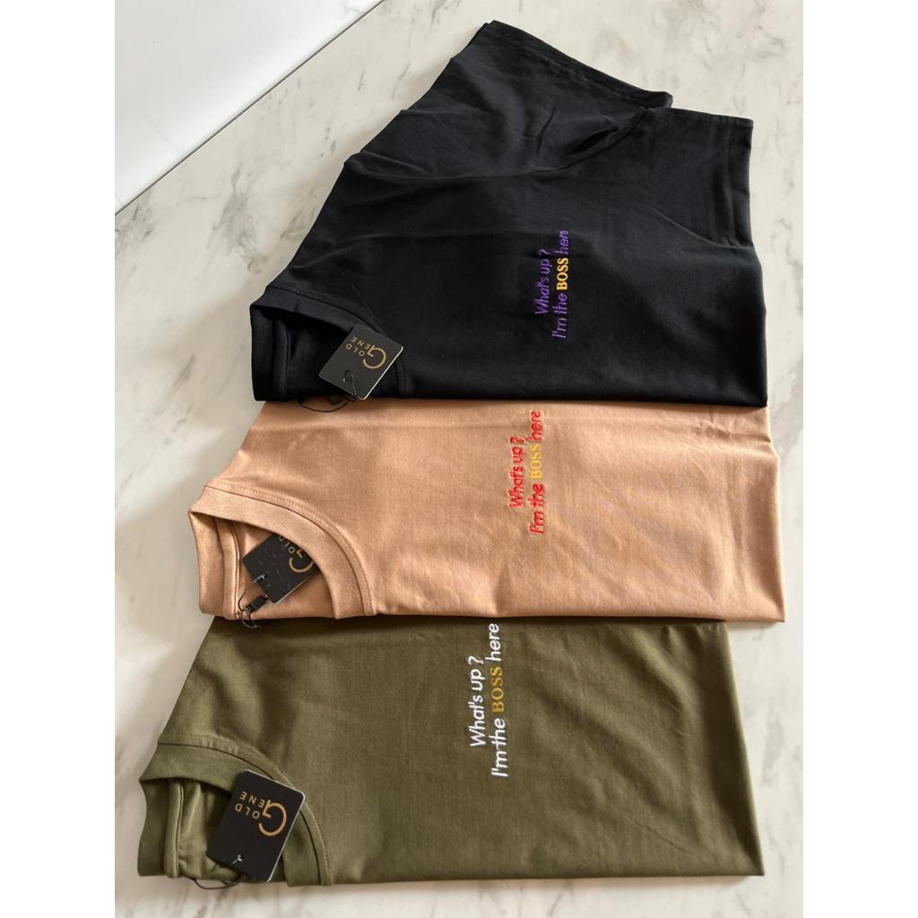 GOLDGENE - KAOS IMPORT PRIA KEREN PREMIUM HIGH QUALITY (BOSS) - ORIGINAL COTTON ENZYME