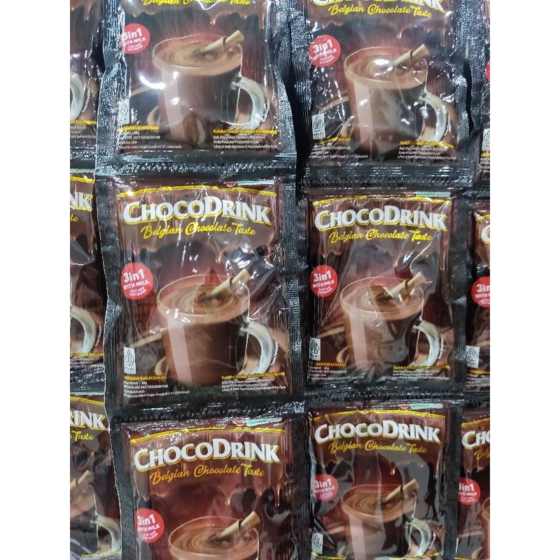 

Choco Drink Belgian Chocolate 28Gr x 10pcs renceng