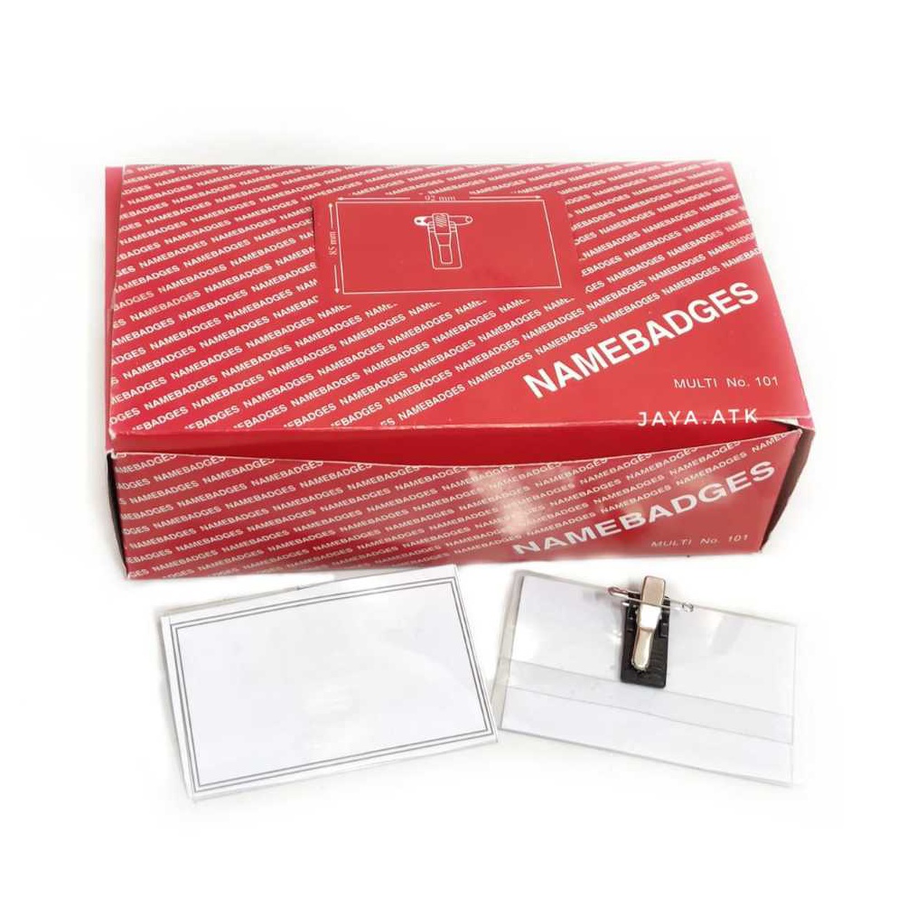 

PACK Name Tag Multi Tanda Peserta Peniti Plastik MURAH o V3M2