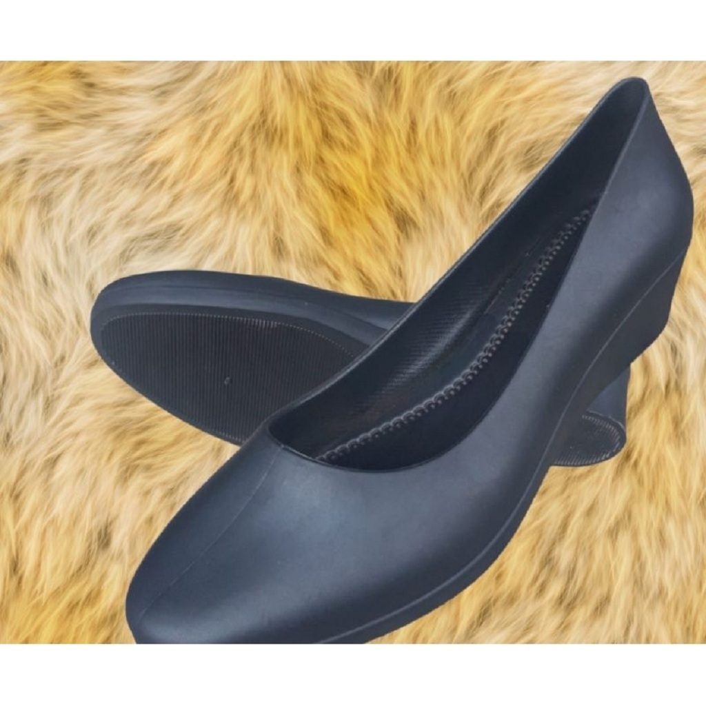 Sepatu Jelly Wedges Import (4cm) shoes