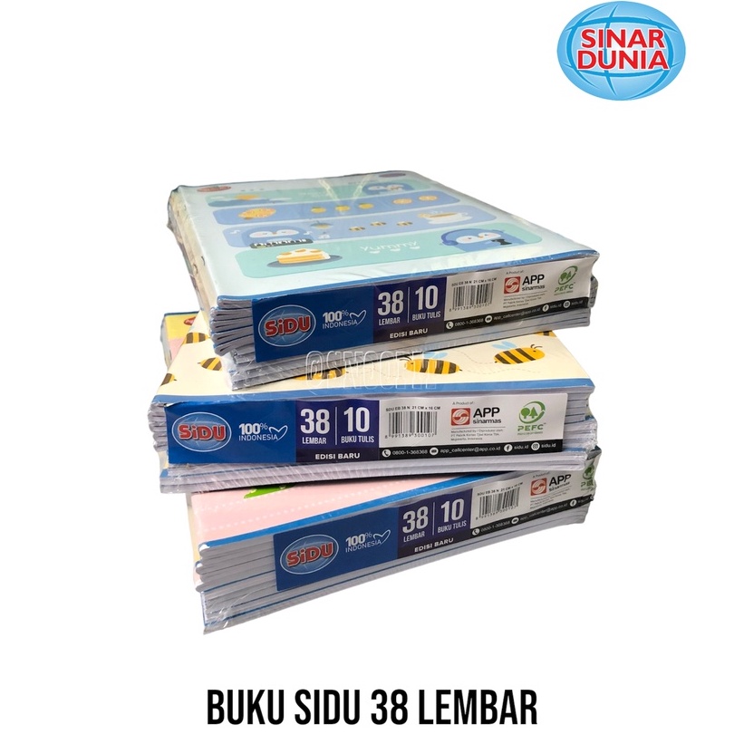 

KODE K79J PROMO MURAH GROSIR Buku Tulis Sinar Dunia SIDU KIKY 38 Lembar Perpack