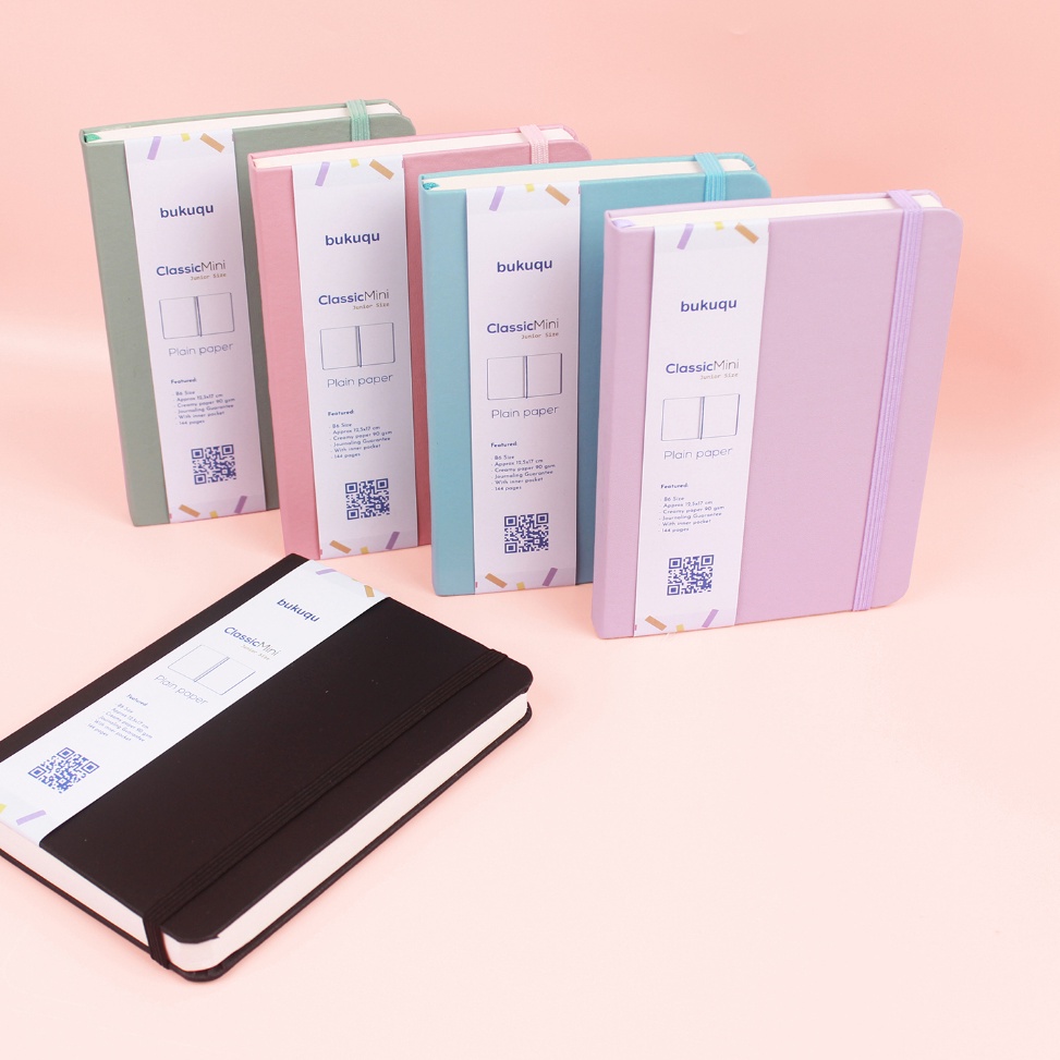 

KODE U15D Bukuqu Classic Notebook Ukuran B6 125 x 17 cm Buku Agenda Bullet Journal Mini