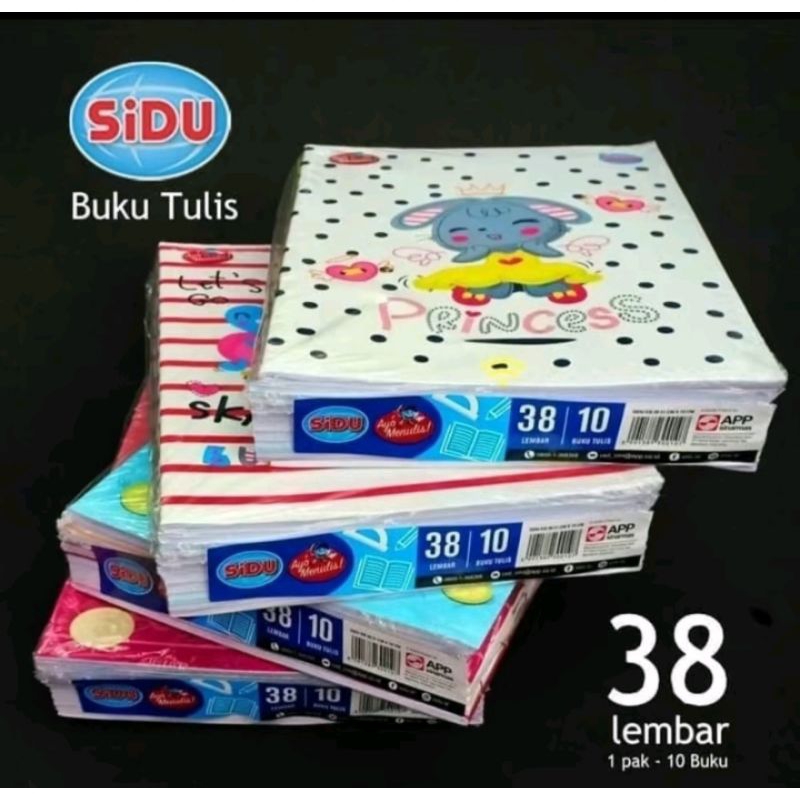 

Buku tulis sinar dunia/SIDU 38 lembar x 10 Buku TERMURAH