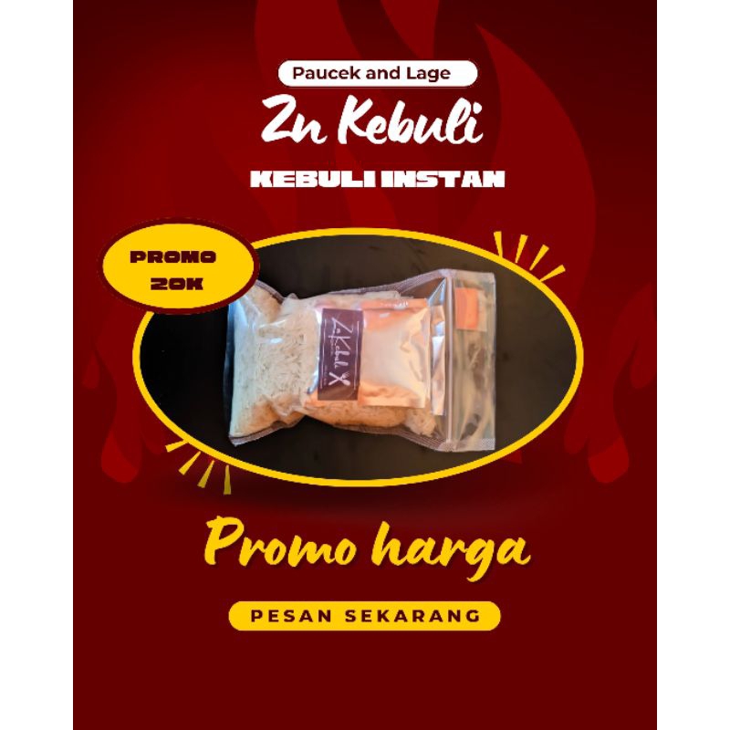 

Kebuli Instan (Mandhi) Beras 350gram komplit