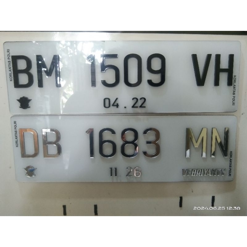 plat nomor mobil variasi